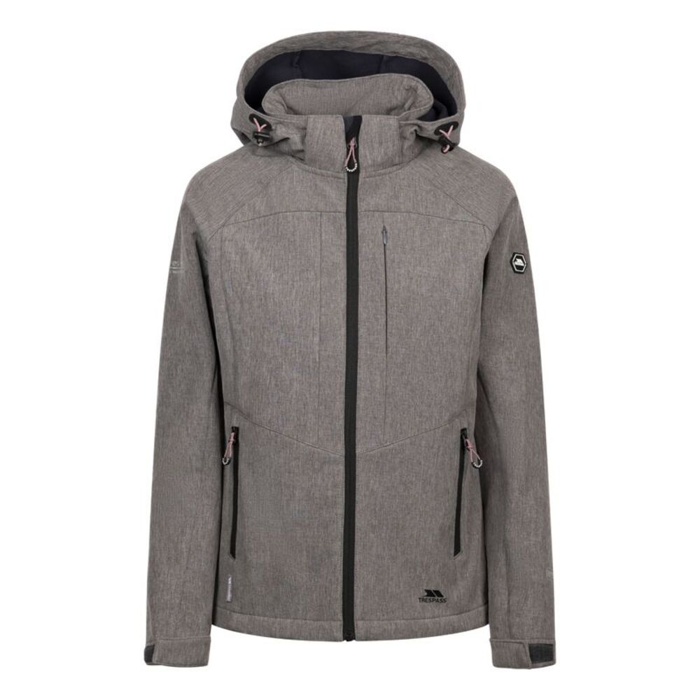 Trespass Womens/Ladies Fryatt Soft Shell Jacket / Gray Marl